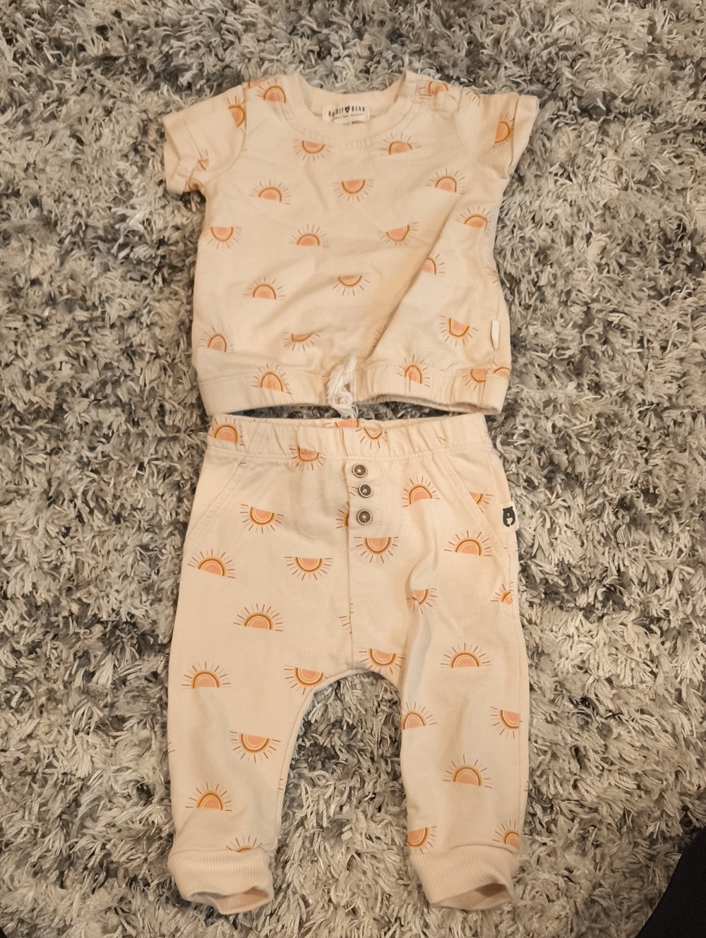 Rabbit Bear Tee & Jogger Set 6-9mo